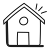 Icon of a Drawing of a Home
