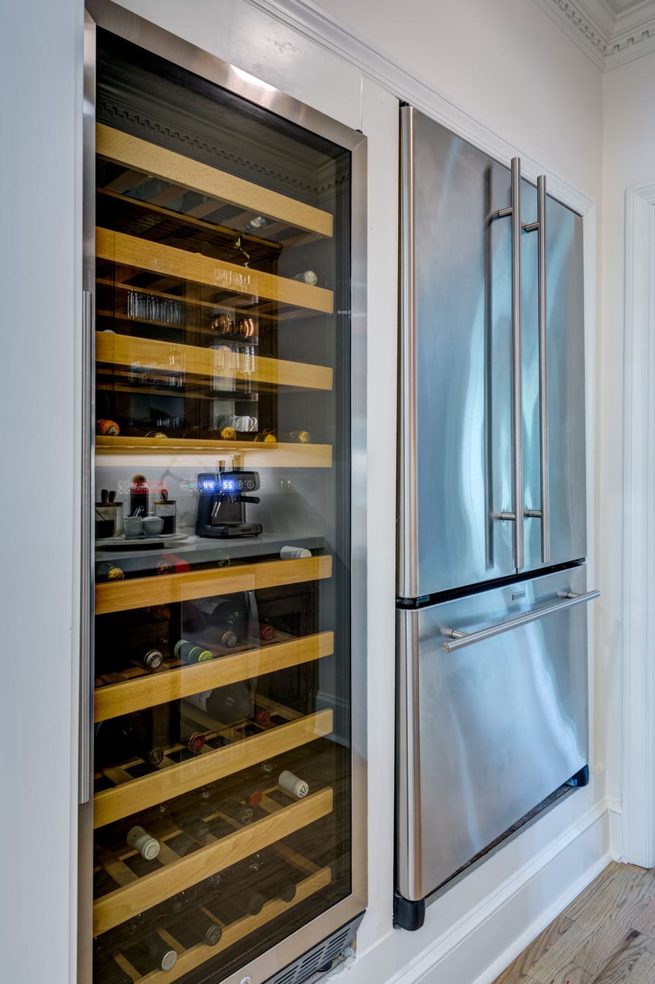 Modern kitchen upgrade with dual appliance setup in Silver Oak Remodeling project in Atlanta, GA